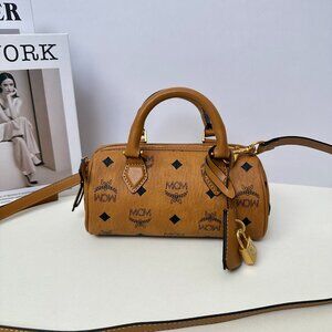 MCM EIla Visetos New Boston Bag